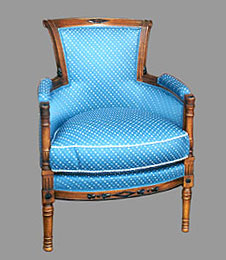 Bergère directoire à crosse