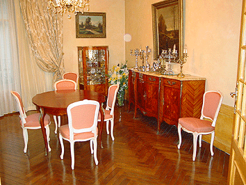 Salle à manger en bois de rose