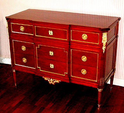 Commode Louis XVI copie "Lacroix"