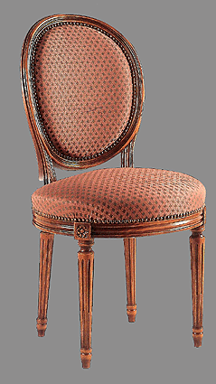 Chaise Médaillon siège rond