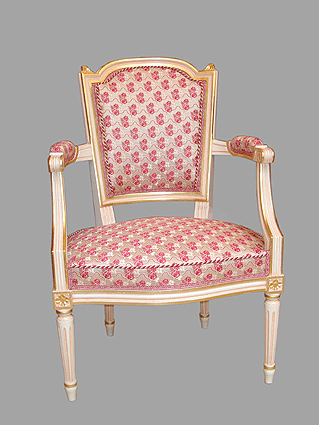 Fauteuil Louis XVI Marie-Antoinette